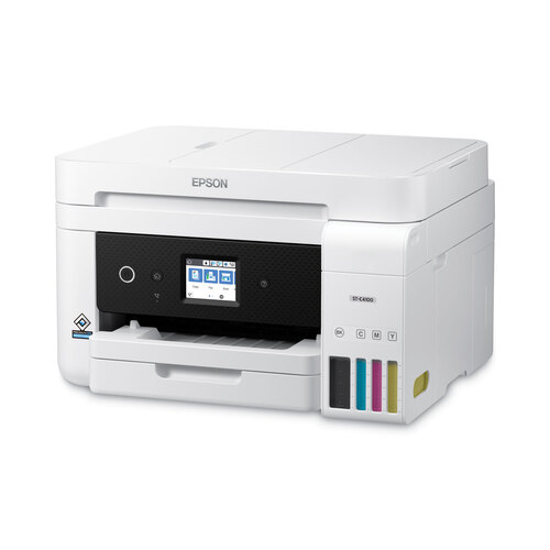 EPSC11CJ60203 - Epson - WorkForce ST-C4100 Supertank Color MFP, Copy/Fax/Print/Scan