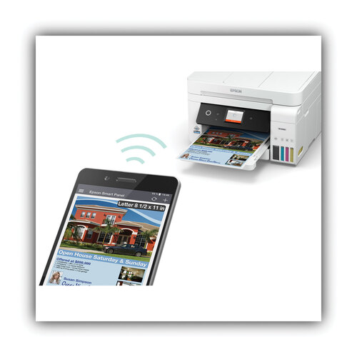 EPSC11CJ60203 - Epson - WorkForce ST-C4100 Supertank Color MFP, Copy/Fax/Print/Scan