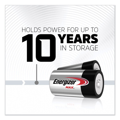 EVEE95FP8 - Energizer - MAX Alkaline D Batteries, 1.5 V, 8/Pack