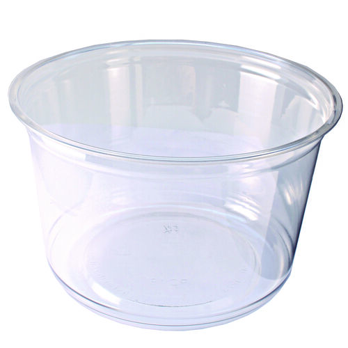 FABRD16 - FABRI-KAL - Recycleware Round Deli Container, 16 oz, 4.6&quot; Diameter x 3&quot; h, Clear, Plastic, 500/Carton
