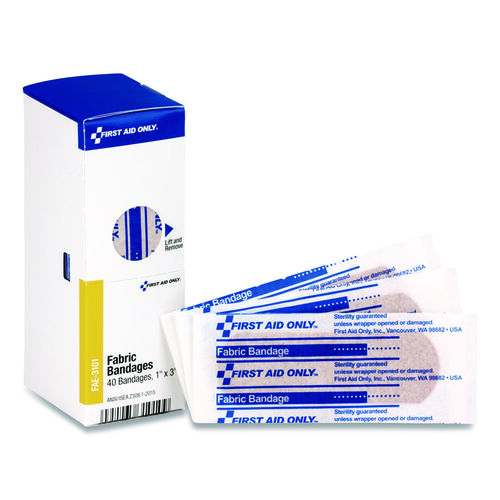FAO1010 - First Aid Only - Fingertip Bandages, 1.75 x 2, 10/Box