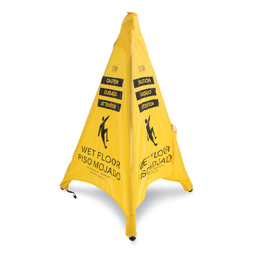 Spill Magic Pop Up Safety Cone, 3 X 2.5 X 30, Yellow (230SC