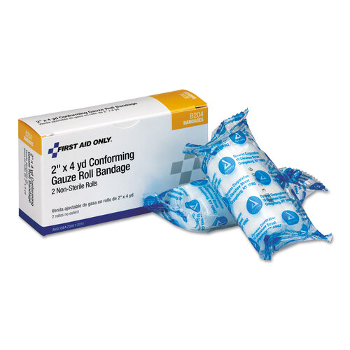 FAOB204 - First Aid Only - 10 Person ANSI Class A Refill, 2&quot; Conforming Gauze Bandage