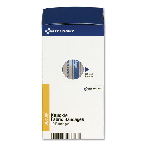 FAOFAE3008 - First Aid Only - Knuckle Bandages, Individually Sterilized, 10/Box