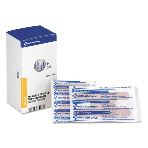 FAOFAE3020 - First Aid Only - Knuckle & Fingertip Bandages, Sterilized, 5 of Each, 10 Total/Box