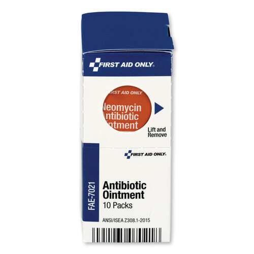 FAOFAE7021 - First Aid Only - Antibiotic Ointment, 10 Packets/Box