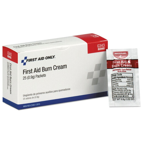 FAOG343 - First Aid Only - 24 Unit ANSI Class A+ Refill, Burn Cream, 25/Box