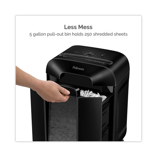 FEL4400401 - Fellowes - Powershred LX85 Cross-Cut Shredder, 12 Manual Sheet Capacity