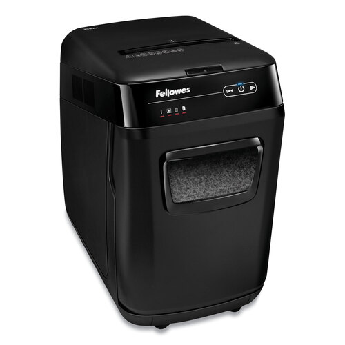 FEL4656201 - Fellowes - AutoMax 200M Auto Feed Micro-Cut Shredder, 200 Auto/10 Manual Sheet Capacity