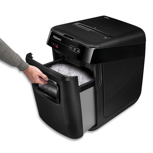 FEL4656201 - Fellowes - AutoMax 200M Auto Feed Micro-Cut Shredder, 200 Auto/10 Manual Sheet Capacity