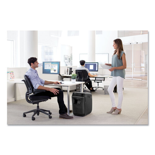 FEL4656201 - Fellowes - AutoMax 200M Auto Feed Micro-Cut Shredder, 200 Auto/10 Manual Sheet Capacity