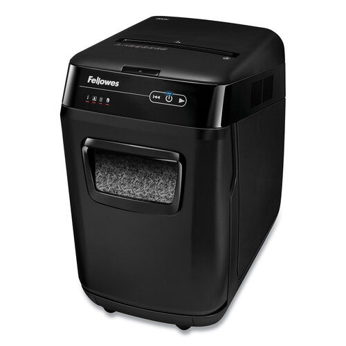 FEL4656201 - Fellowes - AutoMax 200M Auto Feed Micro-Cut Shredder, 200 Auto/10 Manual Sheet Capacity