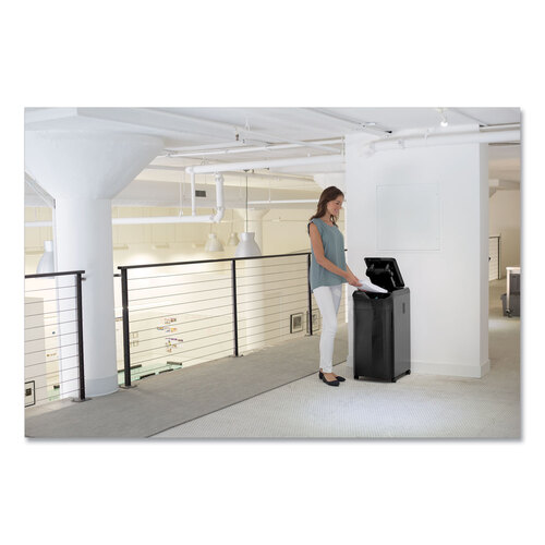 FEL4964001 - Fellowes - AutoMax 350C Auto Feed Cross-Cut Shredder, 350 Auto/12 Manual Sheet Capacity