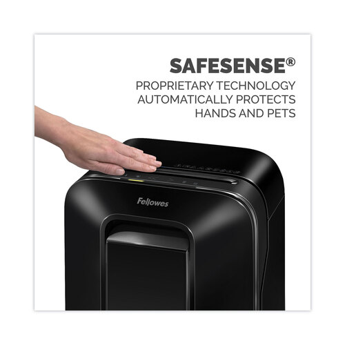 FEL5015001 - Fellowes - Powershred LX200 Micro-Cut Shredder, 12 Manual Sheet Capacity, Black