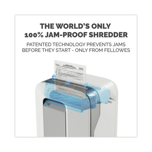 FEL5015101 - Fellowes - Powershred LX200 Micro-Cut Shredder, 12 Manual Sheet Capacity, White