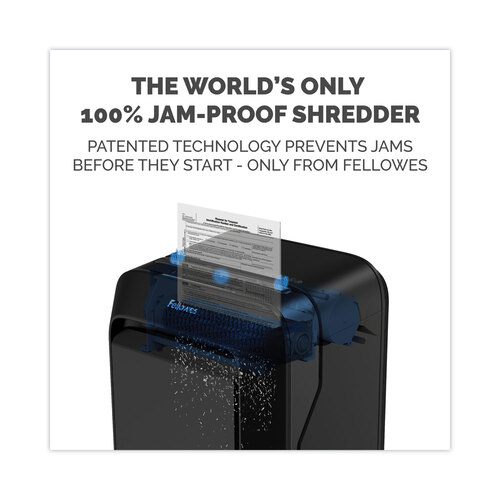 FEL5015201 - Fellowes - Powershred LX210 Micro-Cut Shredder, 16 Manual Sheet Capacity, Black