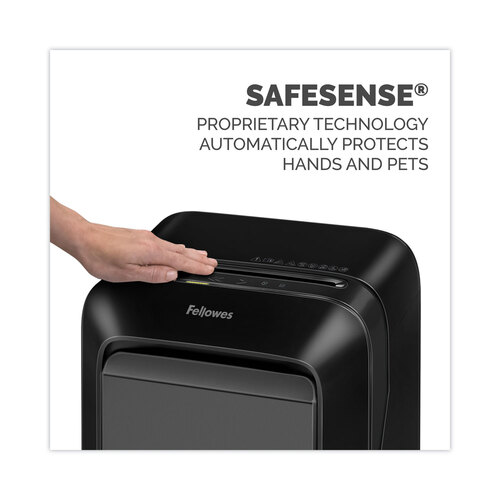 FEL5015201 - Fellowes - Powershred LX210 Micro-Cut Shredder, 16 Manual Sheet Capacity, Black