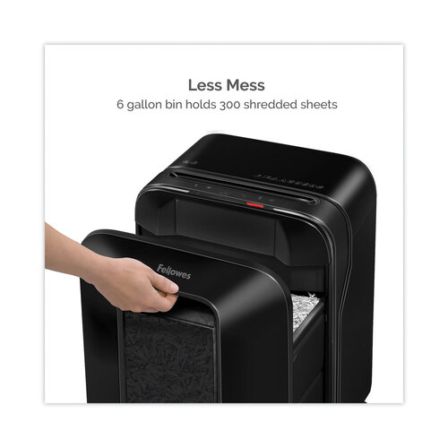FEL5501401 - Fellowes - Powershred LX170 Cross-Cut Shredder, 12 Manual Sheet Capacity