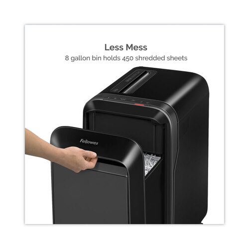 FEL5501701 - Fellowes - Powershred LX190 Cross-Cut Shredder, 20 Manual Sheet Capacity