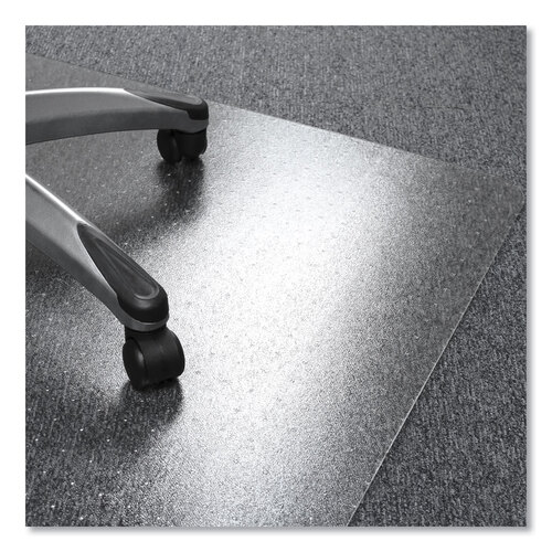 FLRER1113423ER - Floortex - Cleartex Ultimat Polycarbonate Chair Mat for Low/Medium Pile Carpet, 48 x 53, Clear