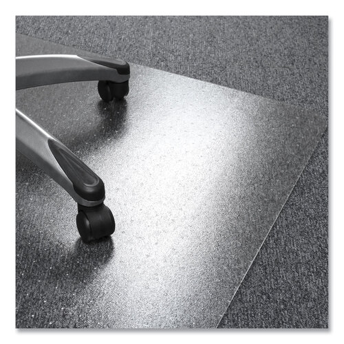 FLRER1115223ER - Floortex - Cleartex Ultimat Polycarbonate Chair Mat for Low/Medium Pile Carpet, 48 x 60, Clear