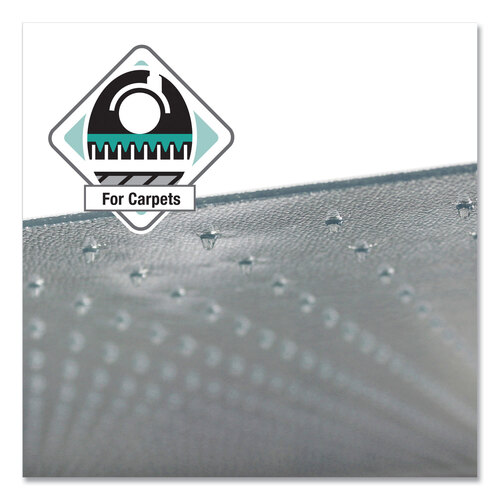 FLRER1115223ER - Floortex - Cleartex Ultimat Polycarbonate Chair Mat for Low/Medium Pile Carpet, 48 x 60, Clear