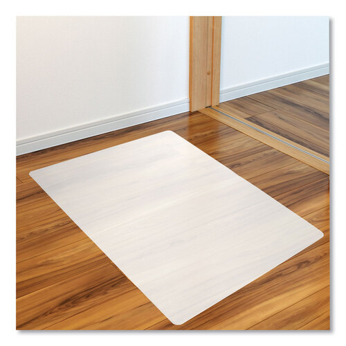 FLRNCMFLLAC0003 - Floortex - Ecotex Polypropylene Anti-Slip Foldable Chair Mat for Hard Floors, 45 x 53, Translucent