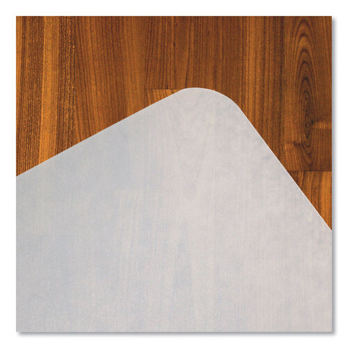 FLRNCMFLLAC0003 - Floortex - Ecotex Polypropylene Anti-Slip Foldable Chair Mat for Hard Floors, 45 x 53, Translucent