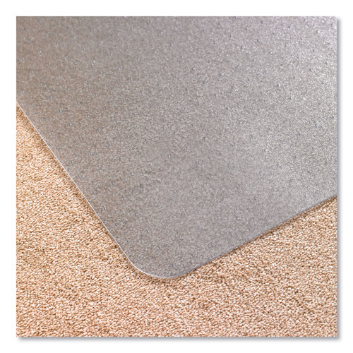 FLRPF1113425EV - Floortex - Cleartex Advantagemat Phthalate Free PVC Chair Mat for Low Pile Carpet, 53 x 45, Clear