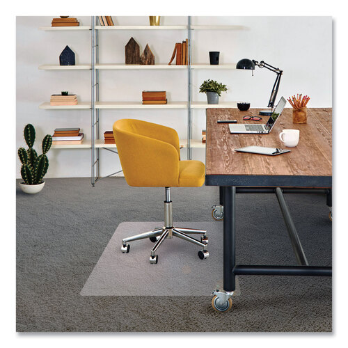 FLRPF119225EV - Floortex - Cleartex Advantagemat Phthalate Free PVC Chair Mat for Low Pile Carpet, 48 x 36, Clear