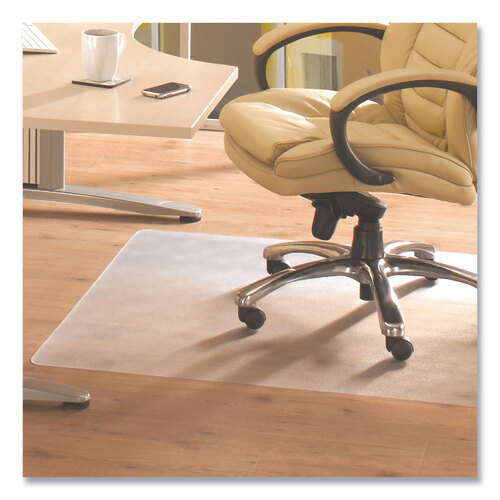 FLRPF129225EV - Floortex - Cleartex Advantagemat Phthalate Free PVC Chair Mat for Hard Floors, 48 x 36, Clear