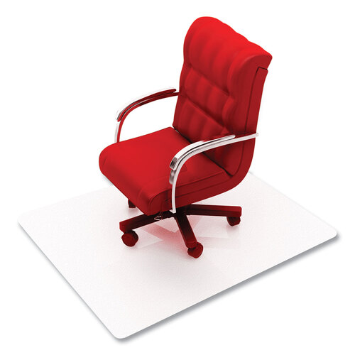 FLRPF129225EV - Floortex - Cleartex Advantagemat Phthalate Free PVC Chair Mat for Hard Floors, 48 x 36, Clear