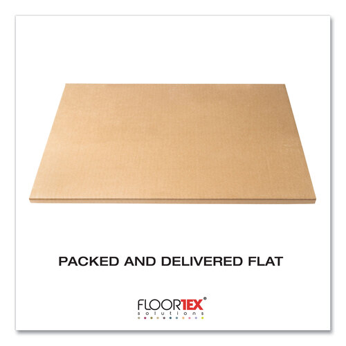 FLRPF129225EV - Floortex - Cleartex Advantagemat Phthalate Free PVC Chair Mat for Hard Floors, 48 x 36, Clear
