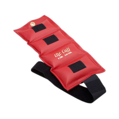 FNT10-0213 - Fabrication Enterprises - The Original Cuff&reg; Ankle and Wrist Weight - 8 lb. - Red