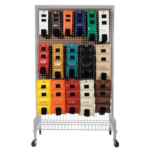 FNT10-0257 - Fabrication Enterprises - The Original Cuff&reg; Ankle and Wrist Weight - 32 Piece Set with Rack - 2 Each .25 - 10 lb