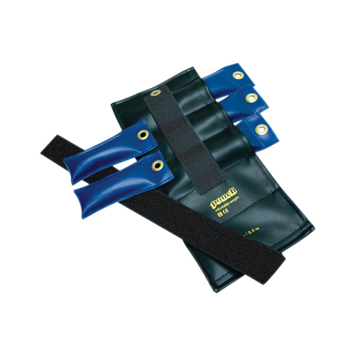 FNT10-0301 - Fabrication Enterprises - Pouch&reg; Variable Wrist and Ankle Weight - 5 lb, 5 x 1 lb. Inserts - Black