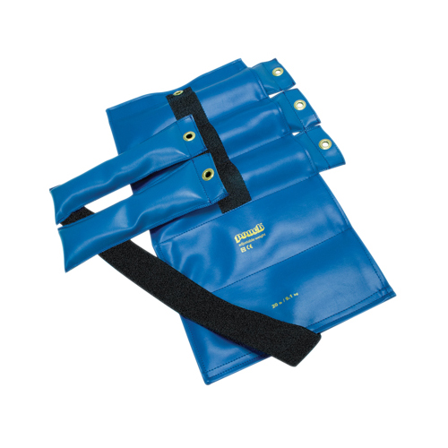 FNT10-0304 - Fabrication Enterprises - Pouch&reg; Variable Wrist and Ankle Weight - 20 lb, 5 x 4 lb. Inserts - Blue