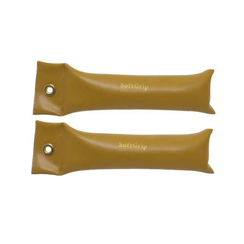 FNT10-0357-2 - Fabrication Enterprises - CanDo&reg; SoftGrip&reg; Hand Weight - 5 lb. - Gold - Pair
