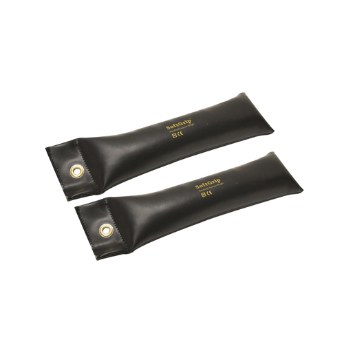 FNT10-0363-2 - Fabrication Enterprises - CanDo&reg; SoftGrip&reg; Hand Weight - 10 lb. - Black - Pair