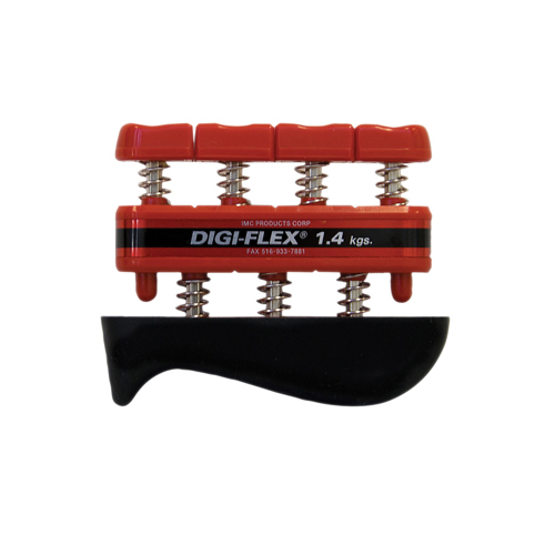 FNT10-0741 - Fabrication Enterprises - CanDo&reg; Digi-Flex&reg; Hand Exerciser - Red, Light - Finger (3.0 lb) / Hand (10.0 lb)