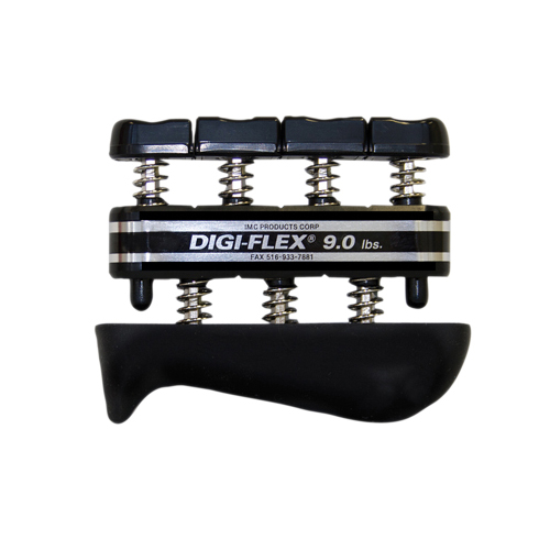 CanDo Digi-Flex hand exerciser - Black, x-heavy - Finger (9.0 lb) / hand (31.0 lb) CanDo Digi-Flex hand exerciser - Black, x-heavy - Finger (9.0 lb) / hand (31.0 lb)