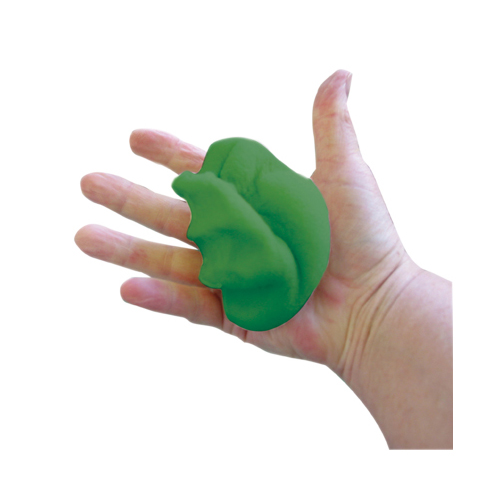 FNT10-0778 - Fabrication Enterprises - CanDo&reg; Memory Foam Squeeze Ball - 3.5" Diameter - Green, Medium