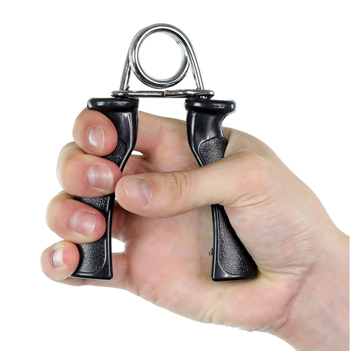 FNT10-0808 - Fabrication Enterprises - Fixed Resistance Hand Grip, X-Heavy, Black, Pair