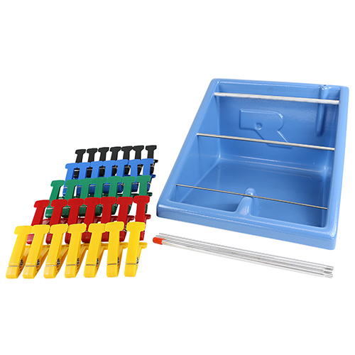 FNT10-0840 - Fabrication Enterprises - Graded Pinch Finger Exerciser - Complete Set