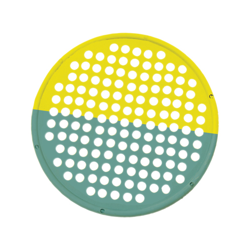 FNT10-0857 - Fabrication Enterprises - CanDo&reg; Hand Exercise Web - Low Powder - 14" Diameter - Multi-Resistance, Yellow/Green