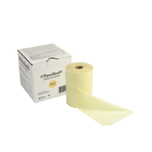 FNT10-1220 - Fabrication Enterprises - Thera-Band&reg; Exercise Band - 100 Yard Roll - Tan - Extra Thin