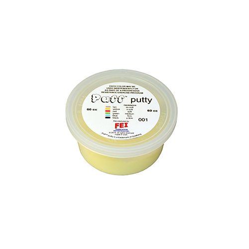 FNT10-1401 - Fabrication Enterprises - Puff LiTE&trade; Exercise Putty - X-Soft - Yellow - 60cc