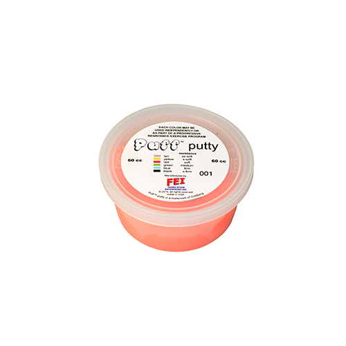 FNT10-1402 - Fabrication Enterprises - Puff LiTE&trade; Exercise Putty - Soft - Red - 60cc