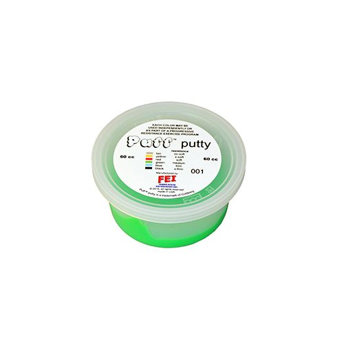 FNT10-1403 - Fabrication Enterprises - Puff LiTE&trade; Exercise Putty - Medium - Green - 60cc