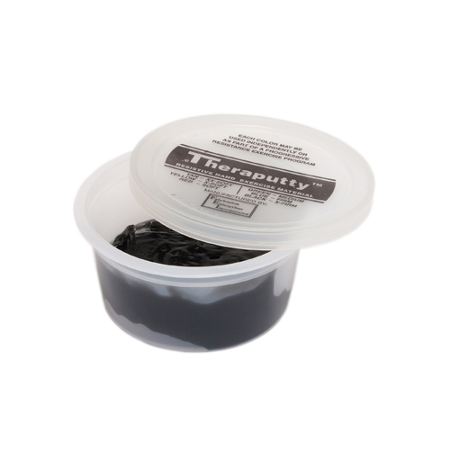 FNT10-1467 - Fabrication Enterprises - CanDo&reg; Theraputty&reg; Exercise Material - 3 oz. - Black - X-Firm